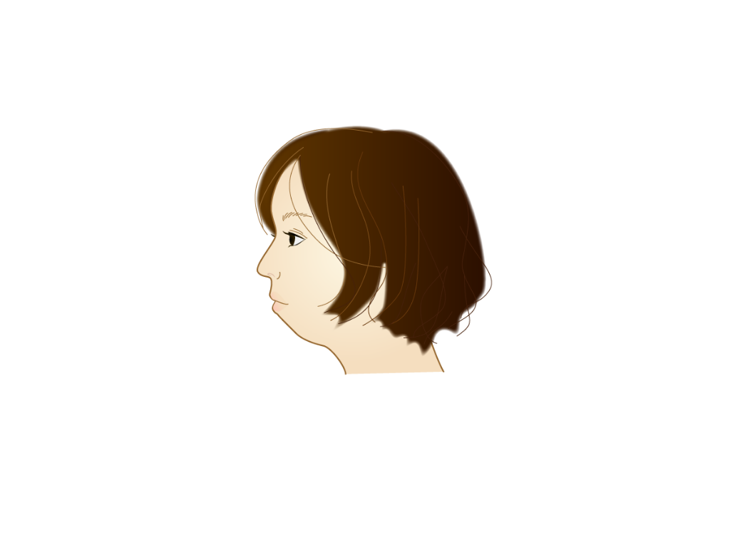 顎が小さい場合